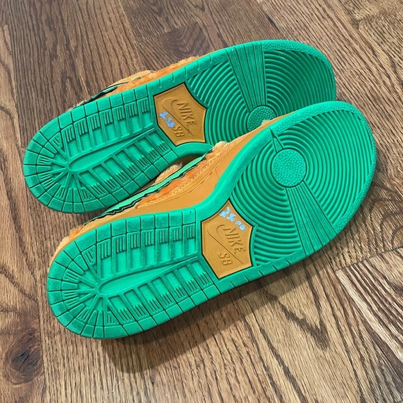 Men’s Nike SB Dunk Low x Grateful Dead Orange Bear 2020 Sneakers. Size 10. - Picture 12 of 17